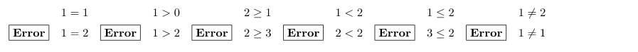 example for conditions